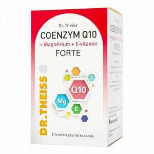Dr. Theiss Coenzym Q10 +Magnézium +E-vitamin Forte kapszula 60 db kép