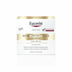 Eucerin Hyaluron-filler +Elasticity bőrtömörséget regeneráló nappali arckrém FF15 50 ml kép