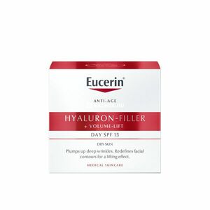Eucerin Hyaluron-filler +Volume Lift bőrfeszesítő nappali arckrém száraz bőrre 50 ml kép