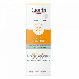 Eucerin Sun Oil Control SPF30 napozó gél-krém arcra 50 ml kép