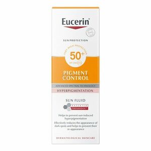 Eucerin Sun Pigment Control napozó fluid arcra FF50+ 50 ml kép