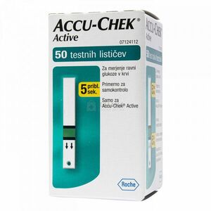 Accu-Chek Active vércukormérő tesztcsík 50 db kép