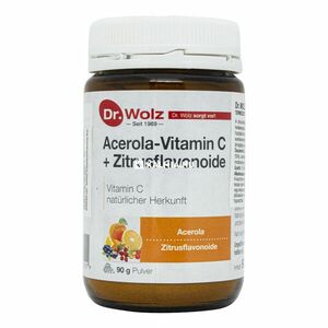 Dr. Wolz Acerola C-vitamin + bioflavonoid por 90 g kép