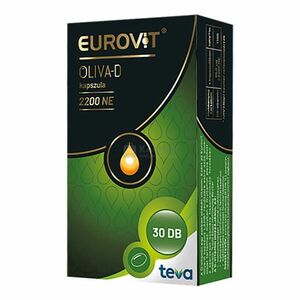 Eurovit Oliva-D 2200NE D-vitamin étrend-kiegészítő kapszula 30 db kép