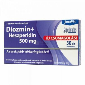 JutaVit Diozmin Heszperidin 500 mg tabletta 30 db kép
