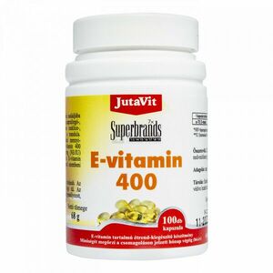 JutaVit E-vitamin 400 kapszula 100 db kép