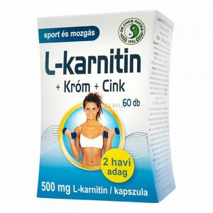 Dr. Chen L-Karnitin +Króm +Cink kapszula 500 mg 60 db kép