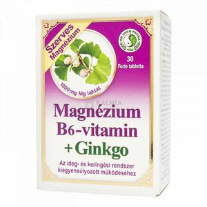 Dr. Chen Magnézium B6-vitamin +Ginkgo Forte tabletta 30 db kép