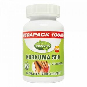 Innovita Kurkuma 500 mg +E-vitamin kapszula 100 db kép