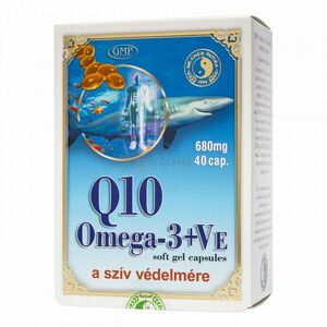 Dr. Chen Q10-koenzim +Omega-3 +E-vitamin kapszula 40 db kép