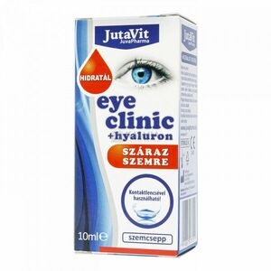 JutaVit Eye Clinic + Hyaluron szemcsepp száraz szemre 10 ml kép