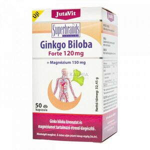 JutaVit Ginkgo Biloba Forte 120 mg +Magnézium 150 mg kapszula 50 db kép