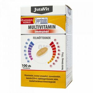 JutaVit Multivitamin retard étrend-kiegészítő filmtabletta 100 db kép