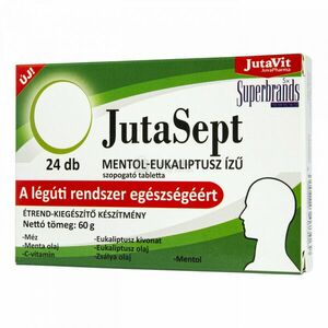 JutaVit Jutasept szopogató tabletta mentol-eukaliptusz ízű 24 db kép