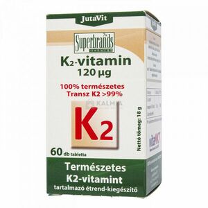 JutaVit K2 vitamin 120 mcg étrend-kiegészítő tabletta 60 db kép