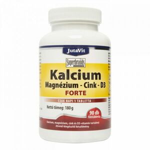 JutaVit Kalcium-Magnézium-Cink-D3 Forte filmtabletta 90 db kép