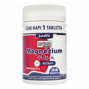 JutaVit Magnézium+B6+D3-vitamin filmtabletta 50 db kép