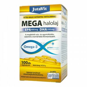 JutaVit MEGA halolaj Omega-3 100 db kép
