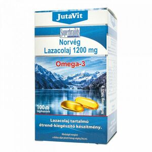 JutaVit Norvég Lazacolaj 1200 mg Omega-3 kapszula 100 db kép