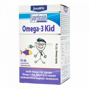 JutaVit Omega-3 Kid rágókapszula 45 db kép