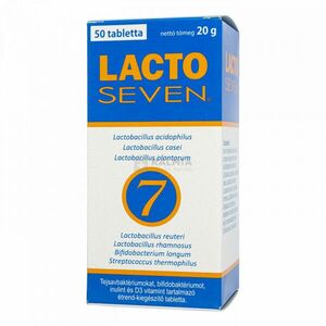 Lactoseven tabletta 50 db kép