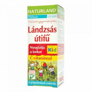 Naturland Lándzsás Útifű +C-vitamin szirup gyermekeknek 150 ml kép