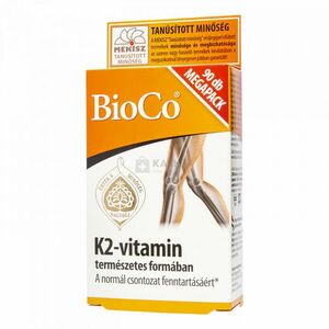 BioCo K2 Vitamin tabletta 90 db kép