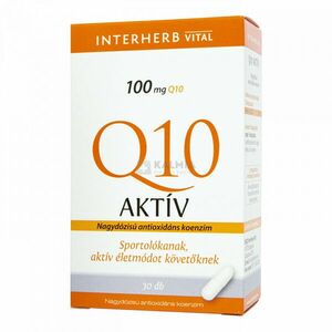 Interherb Q10 Aktív kapszula 100 mg 30 db kép