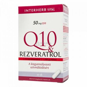 Interherb Q10 Rezveratrol kapszula 30 db kép