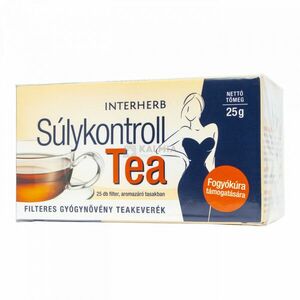 Interherb intenzív súlykontroll tea 25 filter kép