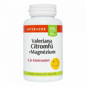 Interherb XXL Valeriana + Citromfű +Magnézium tabletta 90 db kép