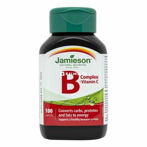Jamieson B-vitamin komplex C-vitaminnal tabletta 100 db kép
