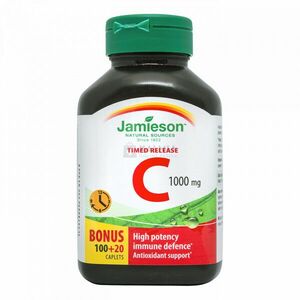 Jamieson C-vitamin 1000 mg nyújtott hatású tabletta 120 db kép