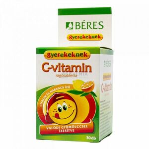 Béres C-vitamin rágótabletta elsősorban gyermekeknek 30 db kép