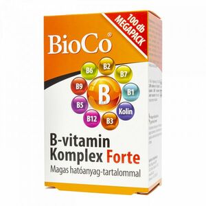 BioCo B-Vitamin Komplex Forte tabletta 100 db kép