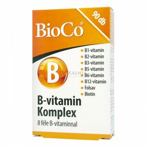 BioCo B-vitamin Komplex tabletta 90 db kép