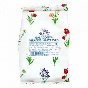 Gyógyfű Galagonya virágos hajtásvég tea 40 g kép