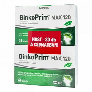 Walmark Ginkoprim max 120 mg tabletta 60 + 30 db kép