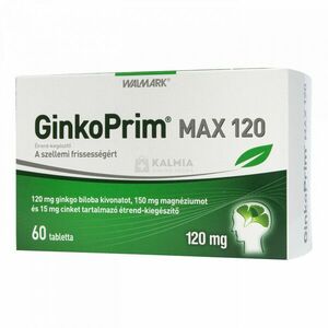 Walmark GinkoPrim Max 120 mg tabletta 60 db kép