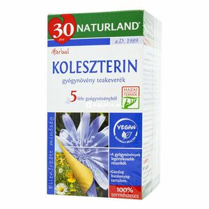 Naturland Koleszterin gyógynövény teakeverék filteres 20 db kép