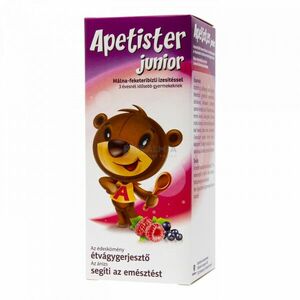 Apetister Junior málna-feketeribizli ízű oldat 100 ml kép
