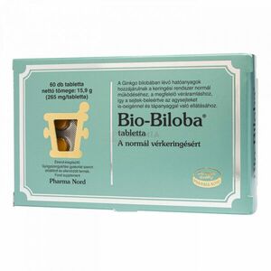 Pharma Nord Bio-Biloba tabletta 60 db kép