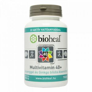 Bioheal multivitamin 40+ filmtabletta 40 év felettieknek 70 db kép