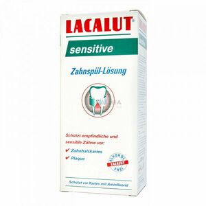 Lacalut Sensitive fluoridos szájvíz 300 ml kép