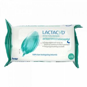 Lactacyd Intim törlőkendő antibakteriális hatóanyagokkal 15 db kép