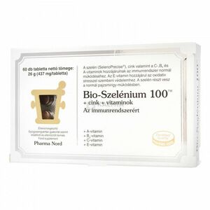 Pharma Nord Bio-Szelénium 100 +Cink +vitaminok tabletta 60 db kép
