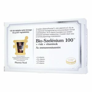 Pharma Nord Bio-Szelénium 100 + Cink + vitaminok tabletta 120 db kép