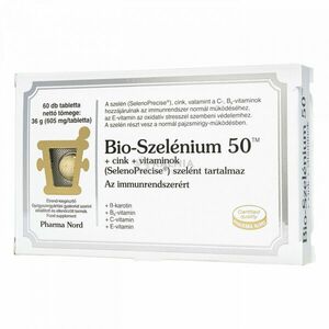 Pharma Nord Bio-Szelénium 50 +cink +vitaminok tabletta 60 db kép