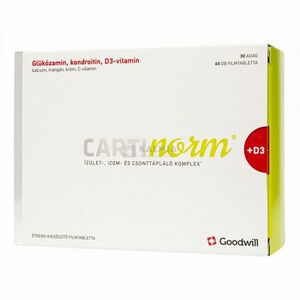 Cartinorm + D3 étrend-kiegészítő filmtabletta 60 db kép
