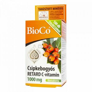 BioCo Csipkebogyós C-vitamin 1000 mg retard tabletta 100 db kép